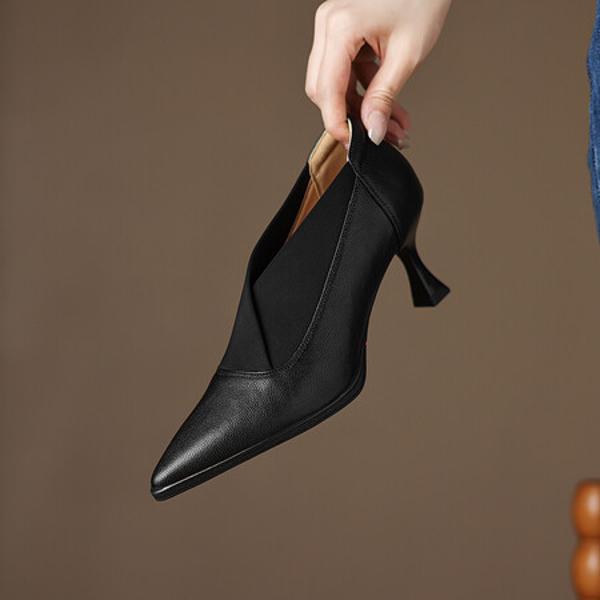 Handcrafted Leather Women's Shoes: Elegance in Every Detail(Etx0863TX583)