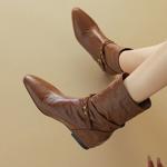 Exquisite Handcrafted Genuine Leather Shoes for Elegant Women(Etx0863TX618)