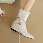 Exquisite Handcrafted Genuine Leather Shoes for Elegant Women(Etx0863TX618)