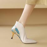 Handcrafted Luxury Leather Women's Shoes, Pure Elegance(Etx0863TX578-2)