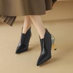 Handcrafted Luxury Leather Women's Shoes, Pure Elegance(Etx0863TX578-2)