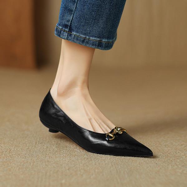 Handcrafted Genuine Leather Women's Shoes - Luxurious Elegance(Etx0863TX458-6)