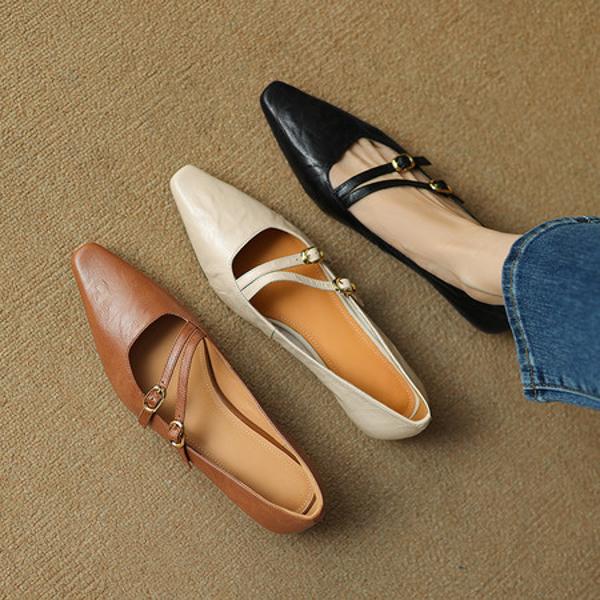 Exquisite Handcrafted Genuine Leather Women's Shoes - Elevate Your Elegance(Etx0863TX449-6)