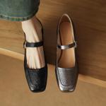 Handcrafted Genuine Leather Women’s Shoes: Luxury, Craftsmanship, Elegance(Etx0863TX440-6)