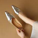 Handcrafted Luxury Genuine Leather Women's Shoes – Elegance in Every Stitch(Etx0863TX461-6)