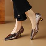 Handcrafted Luxury Genuine Leather Women's Shoes – Elegance in Every Stitch(Etx0863TX461-6)