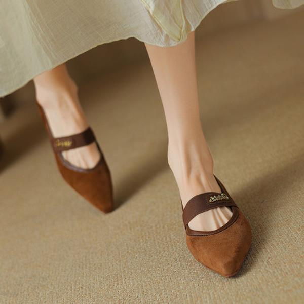 Handcrafted Genuine Leather Women's Shoes: Elegance Meets Luxury Craftsmanship(Etx0863TX472-6)