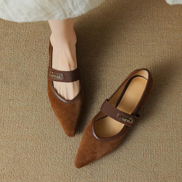 Handcrafted Genuine Leather Women's Shoes: Elegance Meets Luxury Craftsmanship(Etx0863TX472-6)