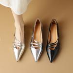 Exquisite Handmade Leather Women's Shoes - Luxury Craftsmanship(Etx0863TX463-6)