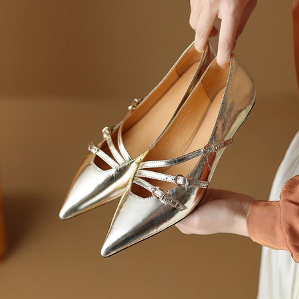 Exquisite Handmade Leather Women's Shoes - Luxury Craftsmanship(Etx0863TX463-6)