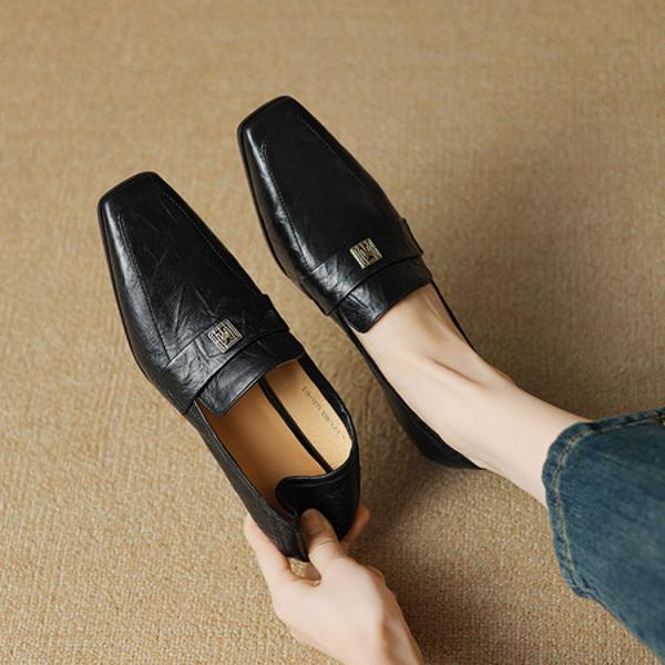 Handcrafted Luxury Leather Women's Shoes: Elegance in Every Stitch and Detail.(Etx0863TX471-6)