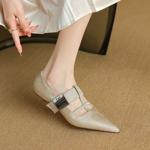 Exquisite Handcrafted Leather Women's Shoes for Elegance(Etx0863TX490-6)