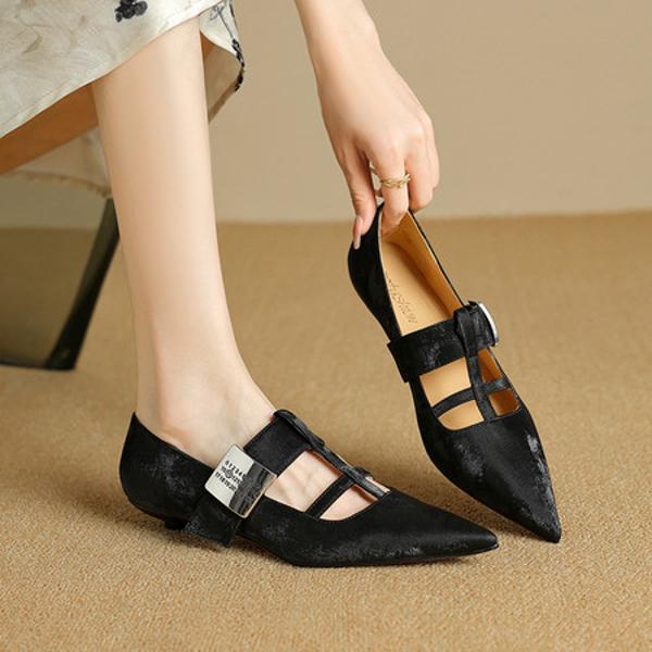 Exquisite Handcrafted Leather Women's Shoes for Elegance(Etx0863TX490-6)