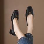 Exquisite Handmade Leather Women's Shoes: Elegance in Craftsmanship(Etx0863TX562-6)