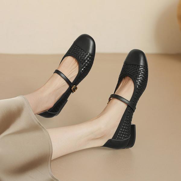 Exquisite Handmade Genuine Leather Women's Shoes: Luxury Craftsmanship & Elegance(Etx0863TX560-6)