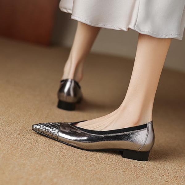 Luxurious Handcrafted Leather Women's Shoes - Elegant Craftsmanship(Etx0863TX566-6)