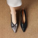 Luxurious Handcrafted Leather Women's Shoes - Elegant Craftsmanship(Etx0863TX566-6)