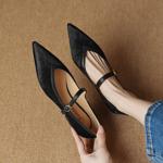 Handcrafted Luxury Leather Women's Shoes - Elegance in Every Stitch(Etx0863TX565-6)