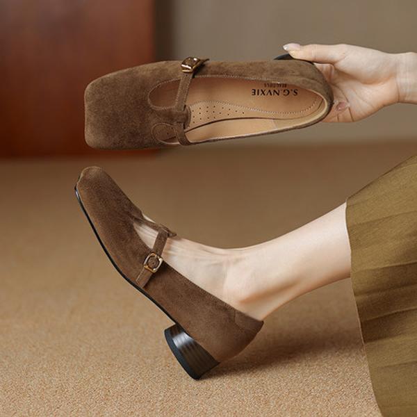 Handcrafted Luxury Leather Women's Shoes(Etx0863TX574-6)