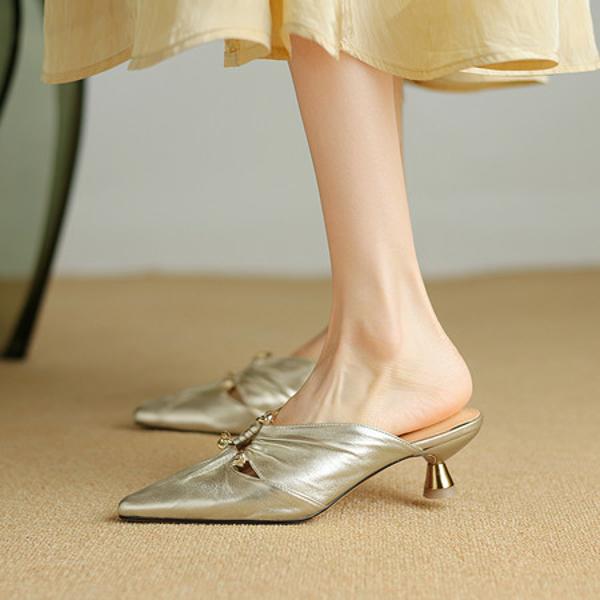 Handcrafted Luxury Genuine Leather Women's Shoes: Elegance in Every Stitch(Etx0863TX484-6)