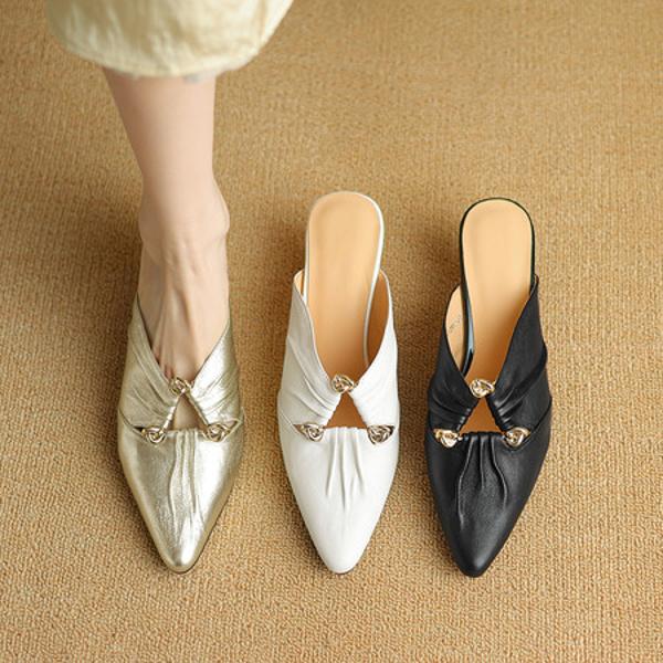 Handcrafted Luxury Genuine Leather Women's Shoes: Elegance in Every Stitch(Etx0863TX484-6)