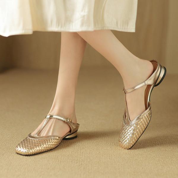 Handcrafted Genuine Leather Women’s Shoes: Luxurious Elegance and Quality(Etx0863TX524-6)