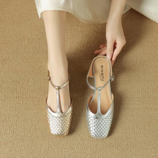 Handcrafted Genuine Leather Women’s Shoes: Luxurious Elegance and Quality(Etx0863TX524-6)