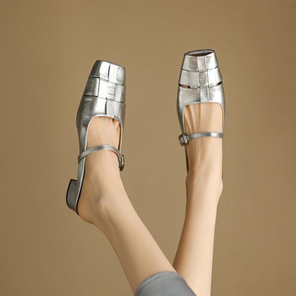 Handcrafted Leather Women's Shoes: Luxurious Elegance in Quality(Etx0863TX539-6)