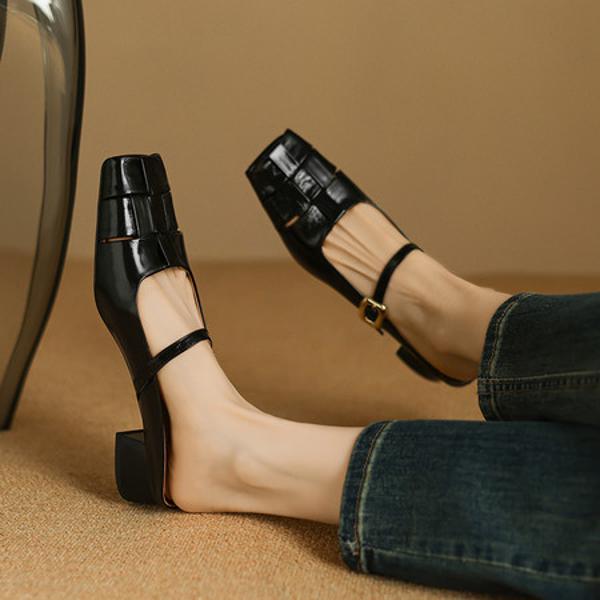 Handcrafted Leather Women's Shoes: Luxurious Elegance in Quality(Etx0863TX539-6)