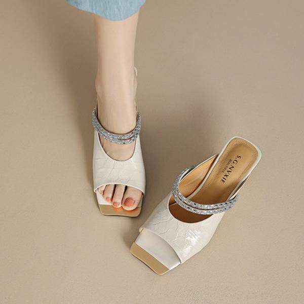 Handcrafted Genuine Leather Women's Shoes: Elegant Luxury Quality(Etx0863TX551-6)