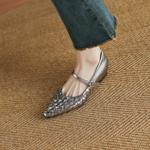 Luxurious Handcrafted Leather Women's Shoes: Elegance Meets Craftsmanship(Etx0863TX653)