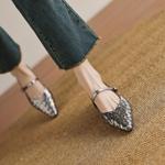 Luxurious Handcrafted Leather Women's Shoes: Elegance Meets Craftsmanship(Etx0863TX653)