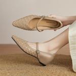 Luxurious Handcrafted Leather Women's Shoes: Elegance Meets Craftsmanship(Etx0863TX653)