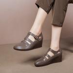 Exquisite Handmade Leather Women's Shoes: Crafted for Elegance and Luxury(Exinyimeik766)