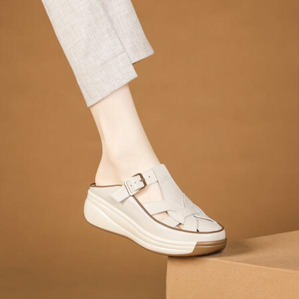 Handcrafted Genuine Leather Women's Shoes: Elegant Craftsmanship and Luxury Quality(Exinyimeik770)