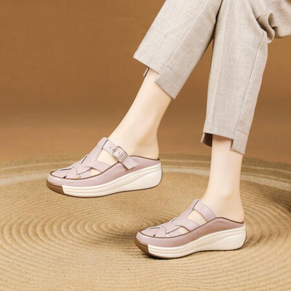 Handcrafted Genuine Leather Women's Shoes: Elegant Craftsmanship and Luxury Quality(Exinyimeik770)