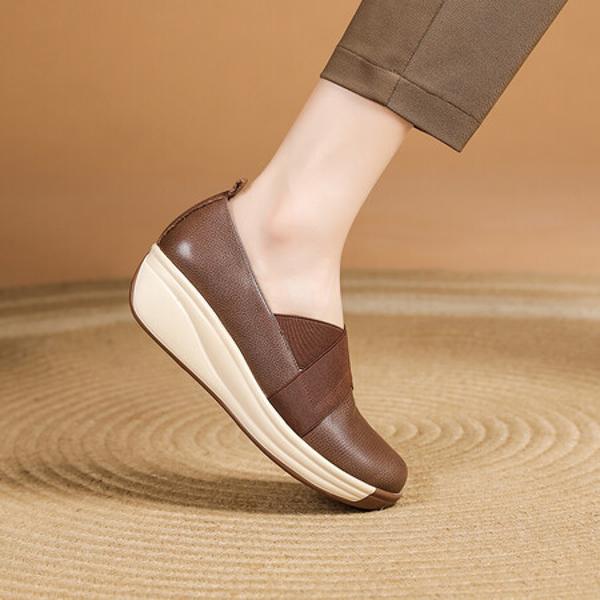 Handcrafted Luxurious Leather Shoes for Elegant Women(Exinyimeik785)