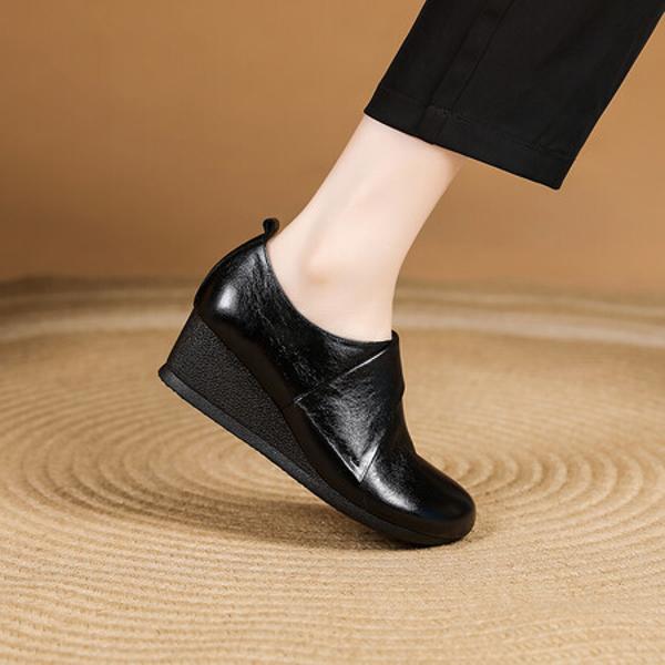 Exquisite Handmade Genuine Leather Women's Shoes for Luxurious Elegance(Exinyimeik796)