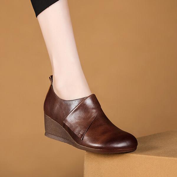 Exquisite Handmade Genuine Leather Women's Shoes for Luxurious Elegance(Exinyimeik796)