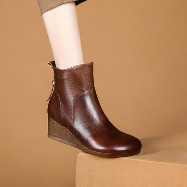 Handcrafted Genuine Leather Women's Shoes: Elegant Luxury in Every Stitch(Exinyimeik799)