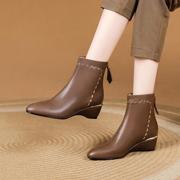 Handcrafted Luxury Leather Women's Shoes: Elegant Craftsmanship & Quality(Exinyimeik801)