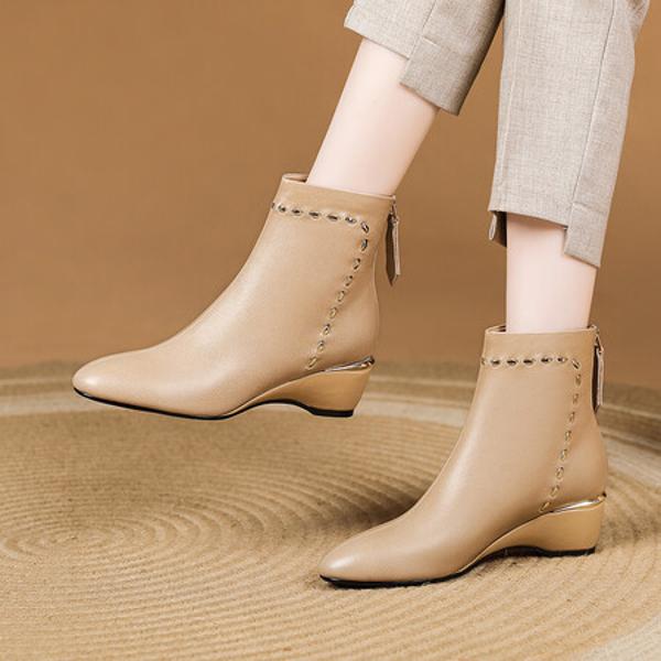 Handcrafted Luxury Leather Women's Shoes: Elegant Craftsmanship & Quality(Exinyimeik801)