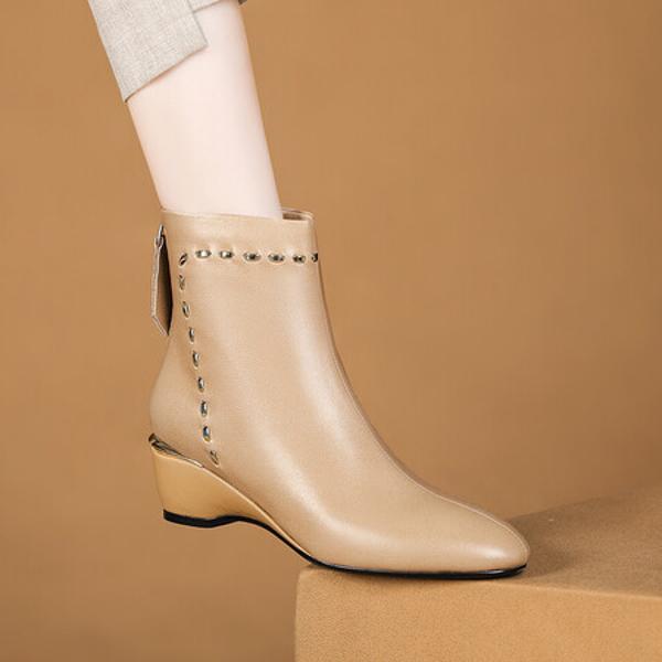 Handcrafted Luxury Leather Women's Shoes: Elegant Craftsmanship & Quality(Exinyimeik801)