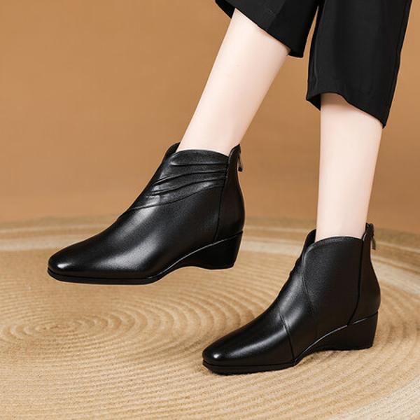 Handcrafted Luxury Leather Women's Shoes: Elegant Artistry & Quality(Exinyimeik800)