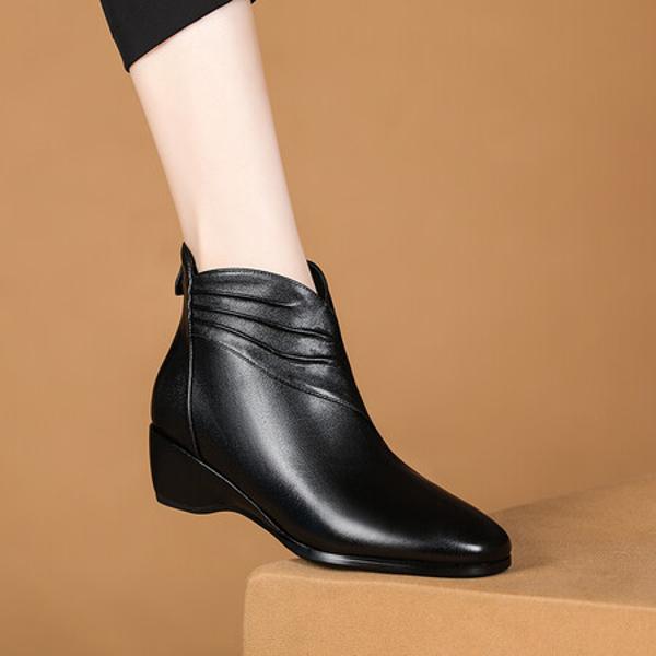 Handcrafted Luxury Leather Women's Shoes: Elegant Artistry & Quality(Exinyimeik800)