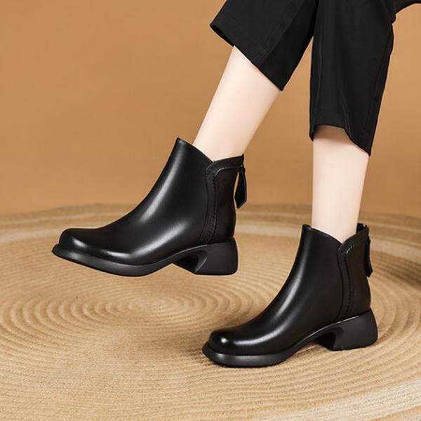 Handcrafted Leather Women's Shoes: Luxurious Elegance with Exquisite Craftsmanship(Exinyimeik810)