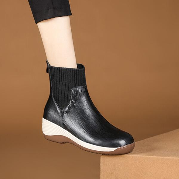 Luxury Handcrafted Genuine Leather Women's Shoes – Elegance in Every Stitch(Exinyimeik825)