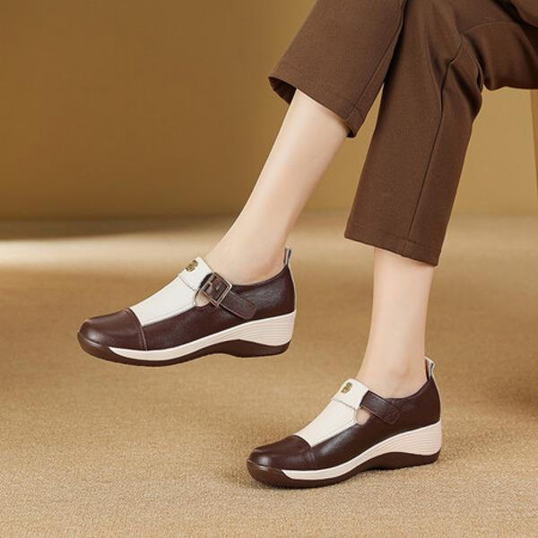 Luxurious Handmade Leather Women's Shoes - Exquisite Craftsmanship(Exinyimeik827)