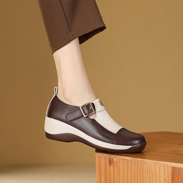 Luxurious Handmade Leather Women's Shoes - Exquisite Craftsmanship(Exinyimeik827)