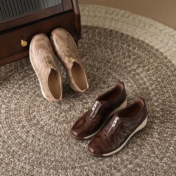 Exquisite Handmade Genuine Leather Women's Shoes - Luxury Craftsmanship Awaits(Exinyimeik829)